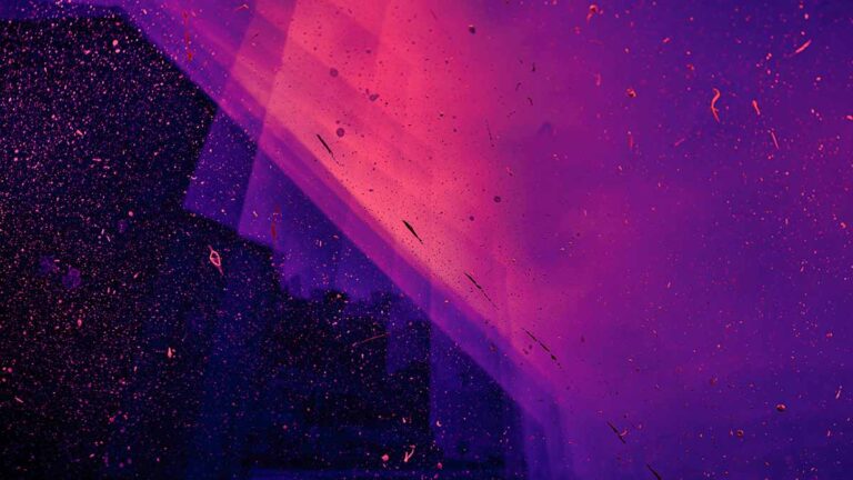 Abstract image with neony purple colors.